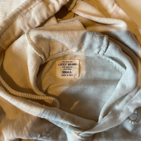 Lucky Brand Sweatshirt Pullover Hoodie Size Small - Picture 4 of 6
